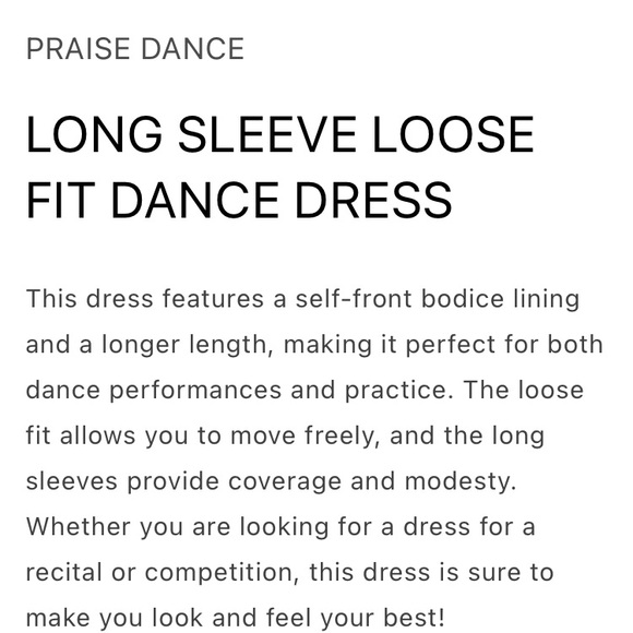 3/$15!! NWT *with spot* Red dance praise dress - Picture 2 of 10